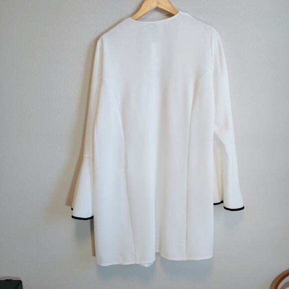 Evans Open Front Long-Line Jacket Sz 16 - Picture 7 of 9